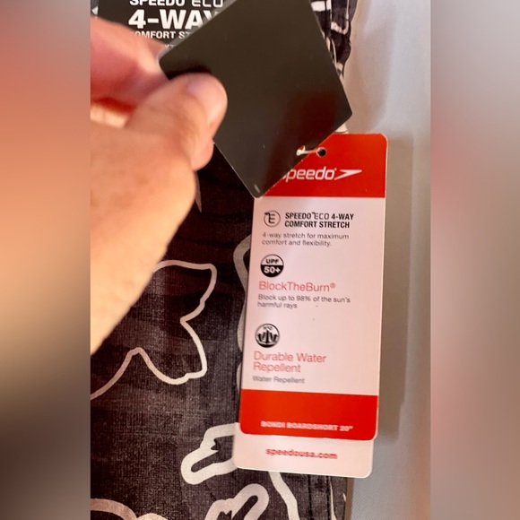 Men’s Speedo NWT Board Shorts Swim Trunks Tropical Suit UPF 50 Sz L Hawaiin - Picture 4 of 7